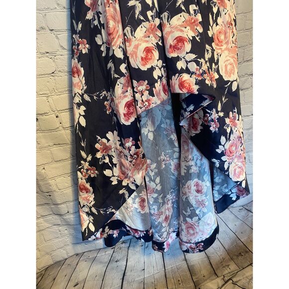 Speechless Size 13 Hi Low Halter Dress Floral Print Pockets Prom Formal NWT - Picture 5 of 15